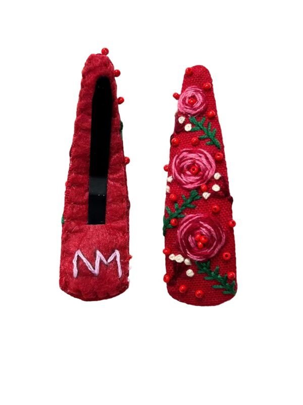 NilaMila Shine Hand Embroidered Clips Hair Clip Tic Tac Clip