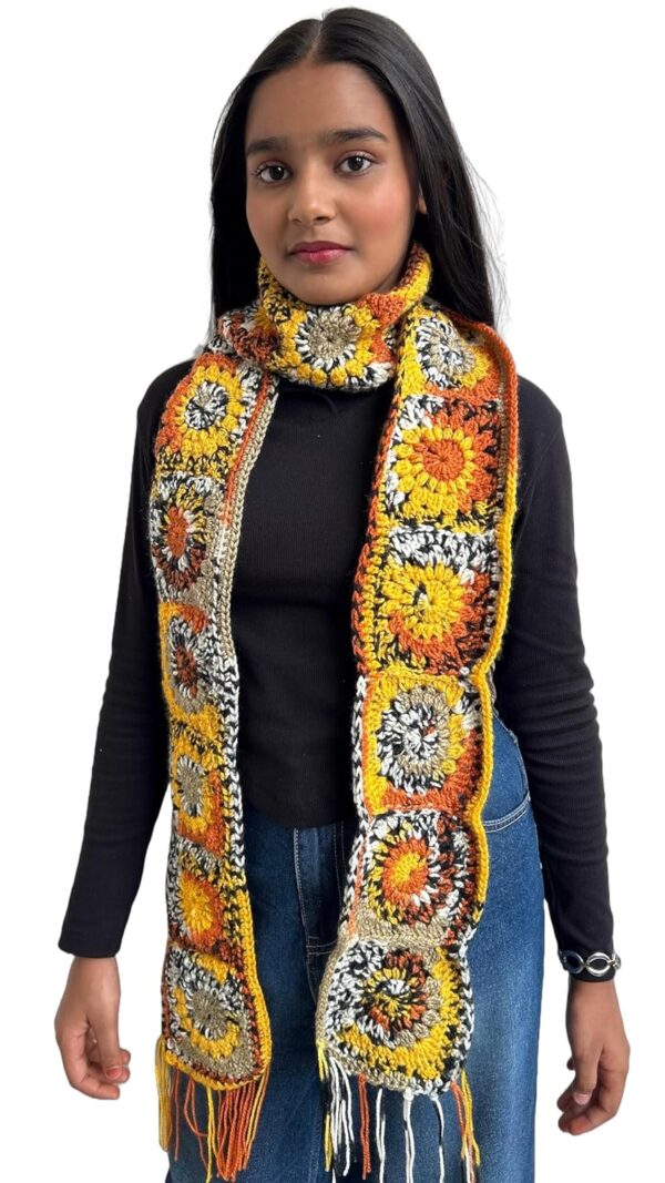 NilaMila Adorable Handmade Pure Woolen Mufflers Scarf Stole for Winters